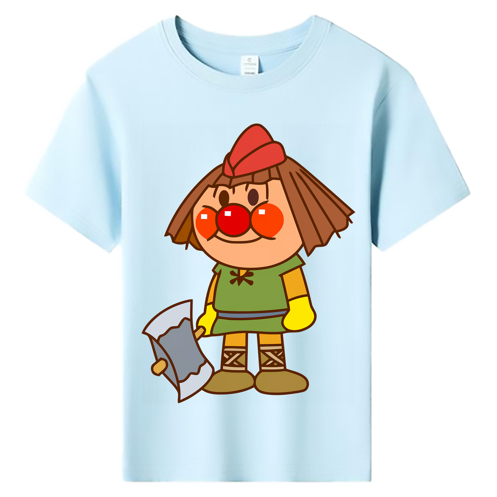 （画像用） アンパンマン Anpanman 綿100％キッズTシャツ（フロントプリント）
